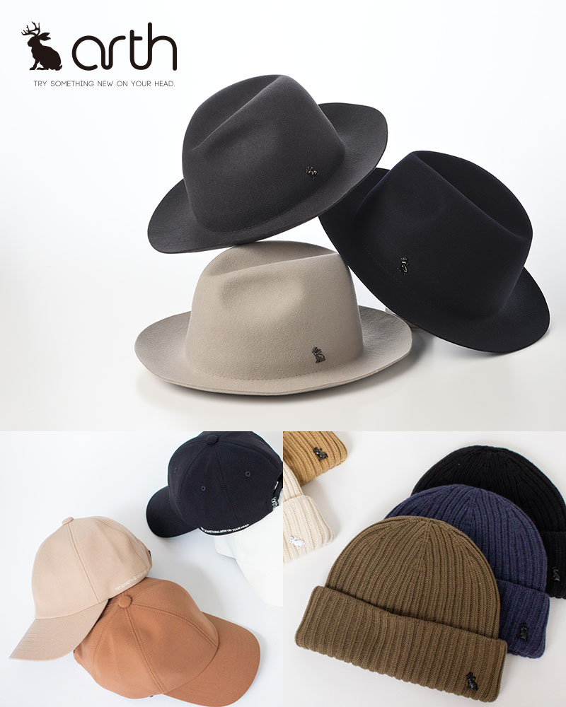 アース ソフトハット TM Short Brim Fedora（ショートブリム フェドラ