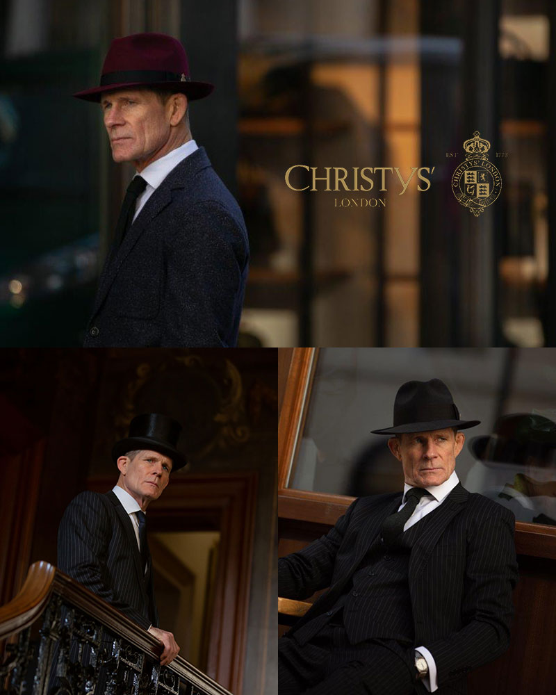 CHRISTYS’ ボーラーハット Lサイズ ブラック｜英国老舗・箱付き CHRISTYS' ボーラーハット Lサイズ ブラック｜英国老舗・箱付き L
