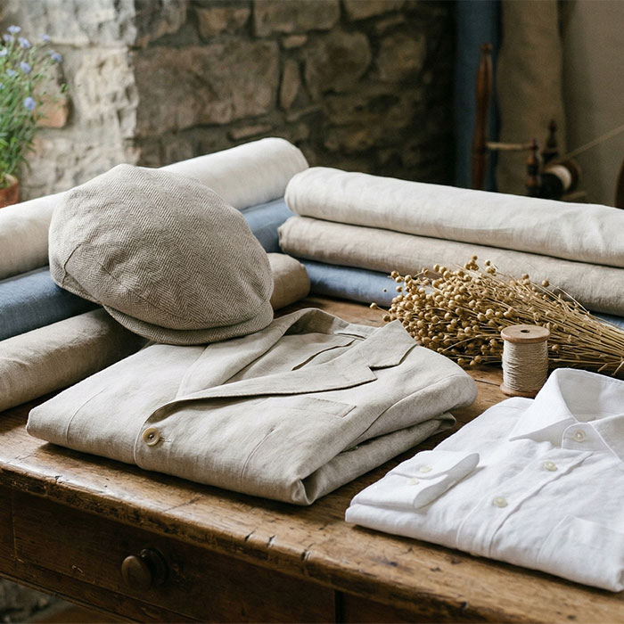 ミニコラム　英国伝統素材の魅力 ― ハリスツイードとアイリッシュリネン