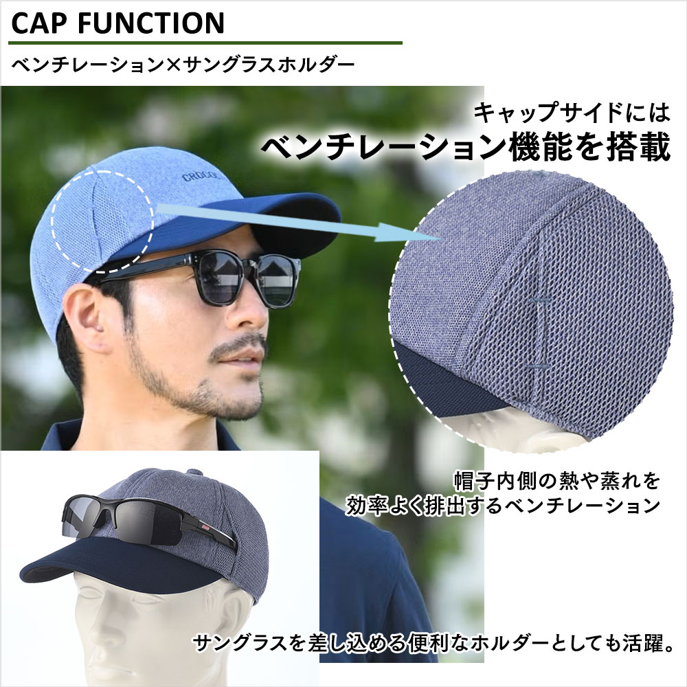 Air Mesh Golf Cap（エアメッシュ ゴルフキャップ） 詳細