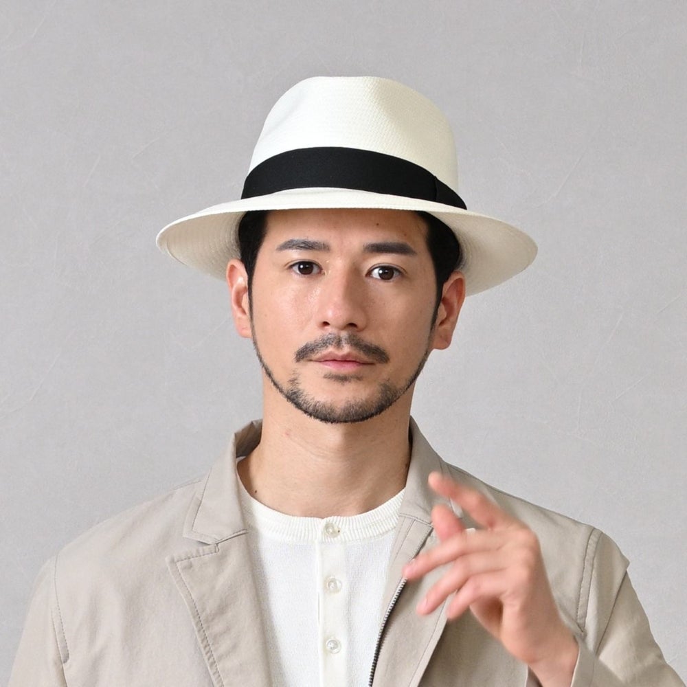 オメロオルテガ パナマハット ROCK（ロック）ホワイト | 帽子通販 時谷