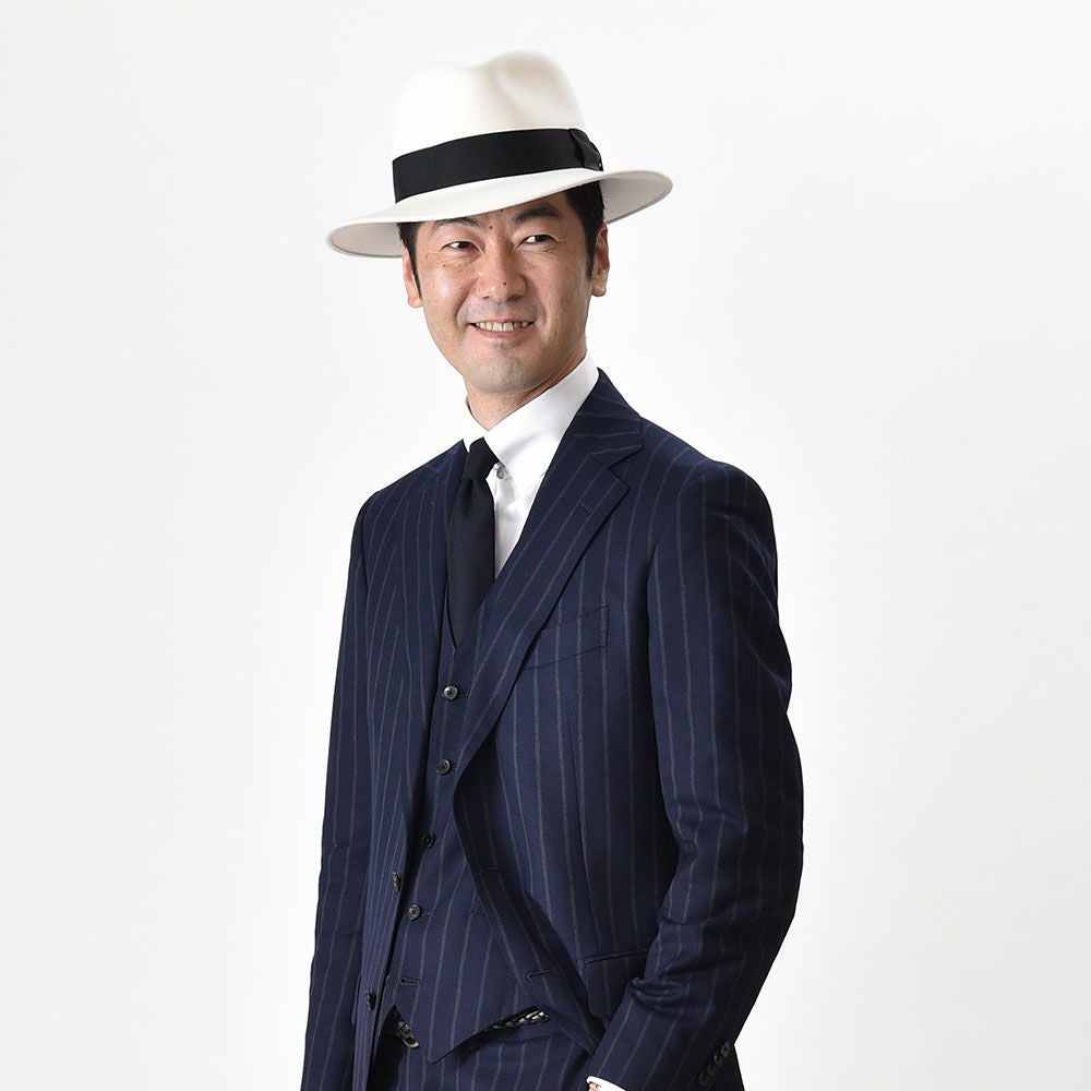 トナック フェルトハット FEDORA BLANC（フェドラ ブラン）ホワイト