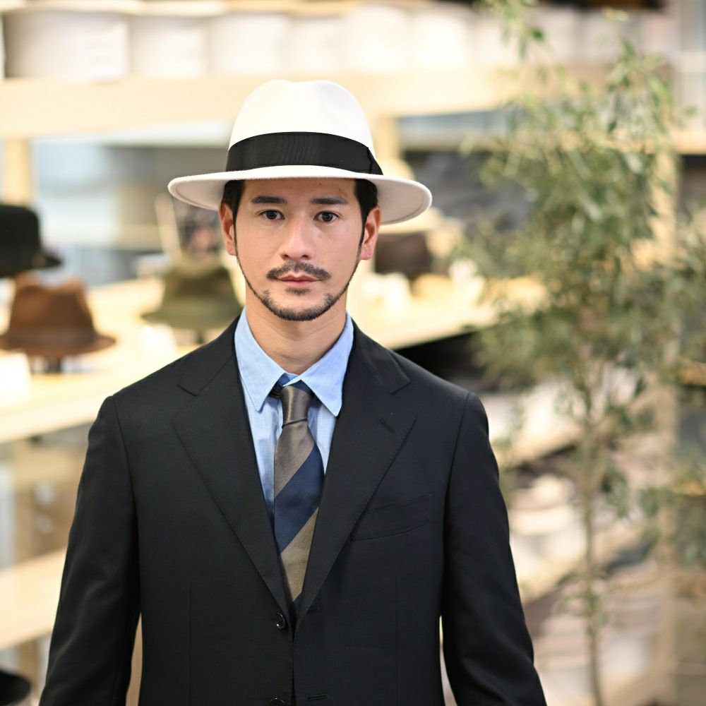 トナック フェルトハット FEDORA BLANC（フェドラ ブラン）ホワイト