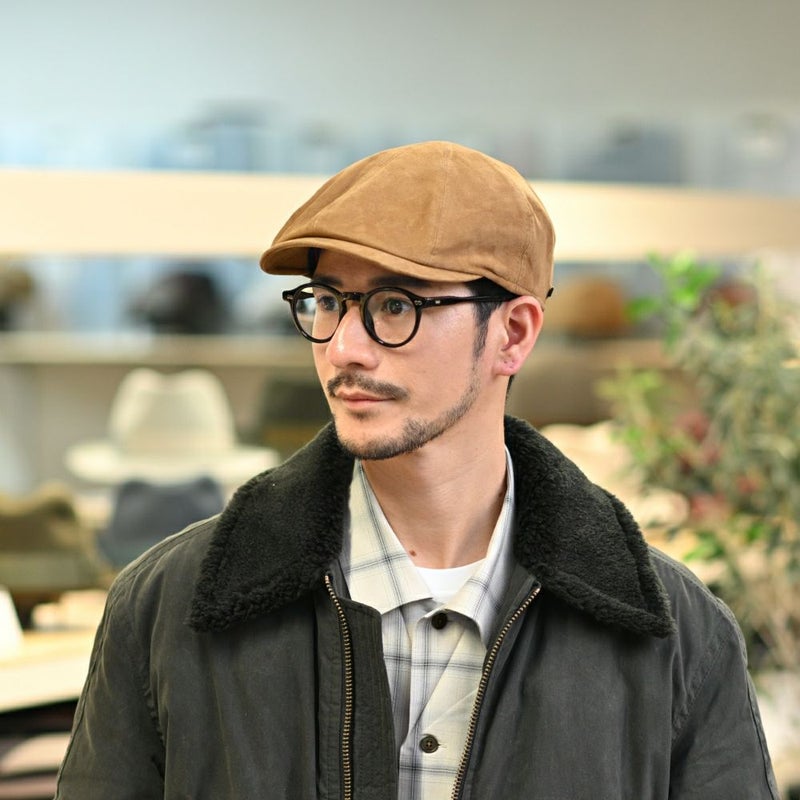 マローネのキャスケット Galles Honduras Goatskin（ウェールズ ホンジュラス ゴートスキン）BN122 ベージュ