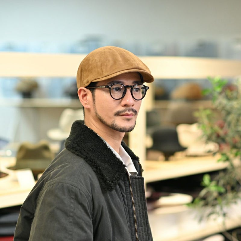 マローネのキャスケット Galles Honduras Goatskin（ウェールズ ホンジュラス ゴートスキン）BN122 ベージュ