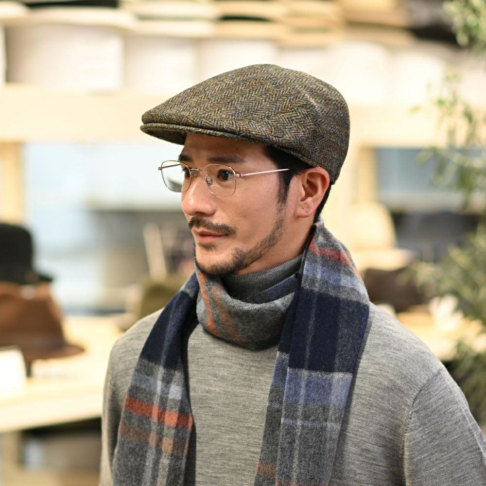 フェイルスワース ハンチング Harris Tweed Stornoway（ハリスツイード