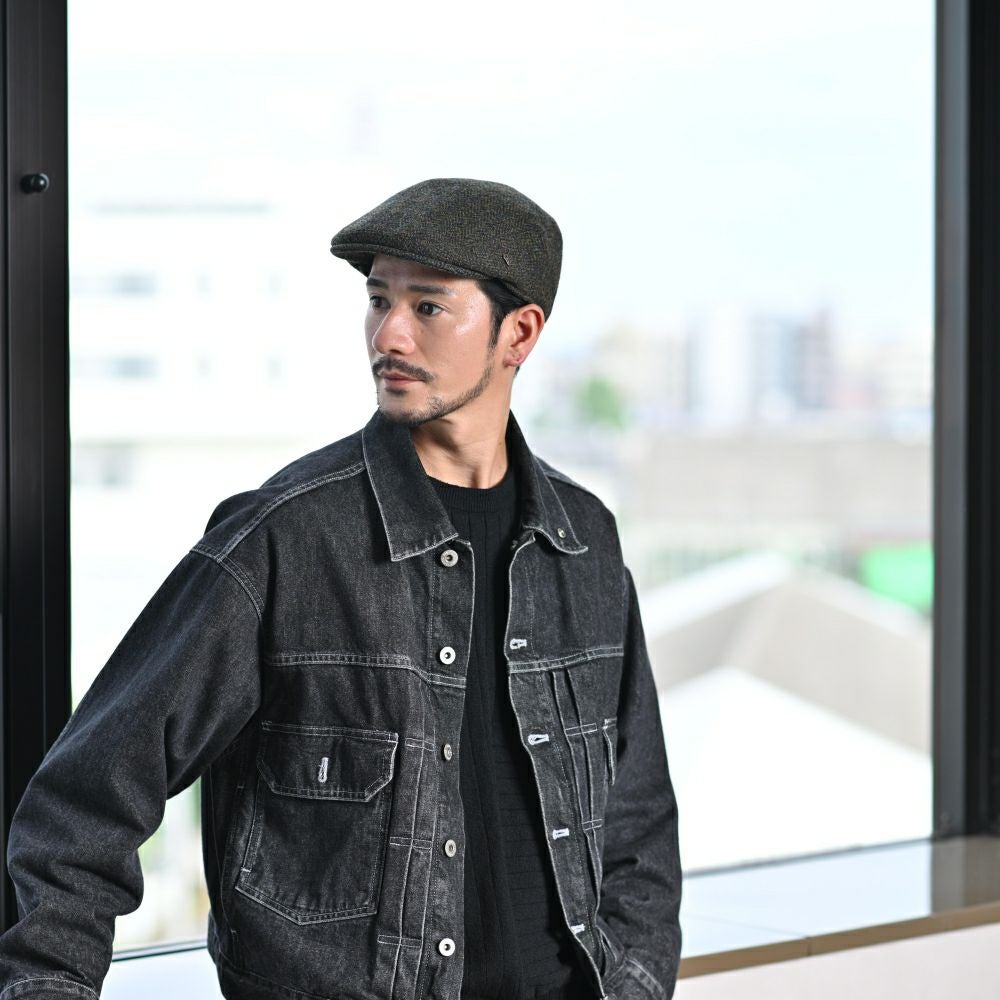 フェイルスワース ハンチング Harris Tweed Stornoway（ハリスツイード