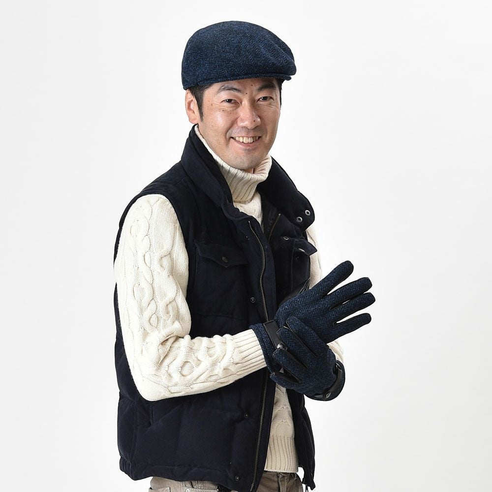 フェイルスワース ハンチング Harris Tweed Stornoway（ハリスツイード