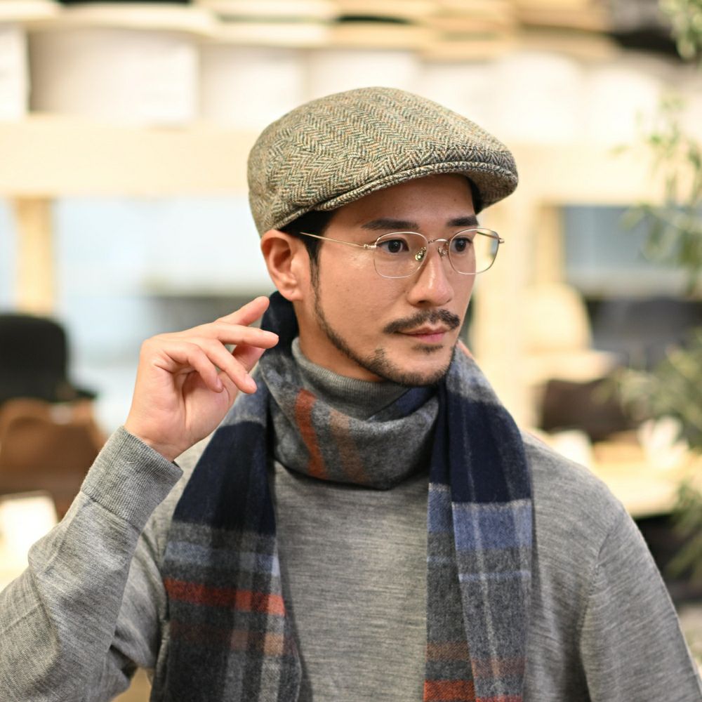 フェイルスワース ハンチング Harris Tweed Stornoway（ハリスツイード