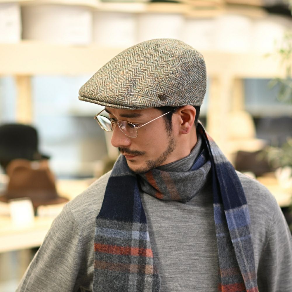 フェイルスワース ハンチング Harris Tweed Stornoway（ハリスツイード