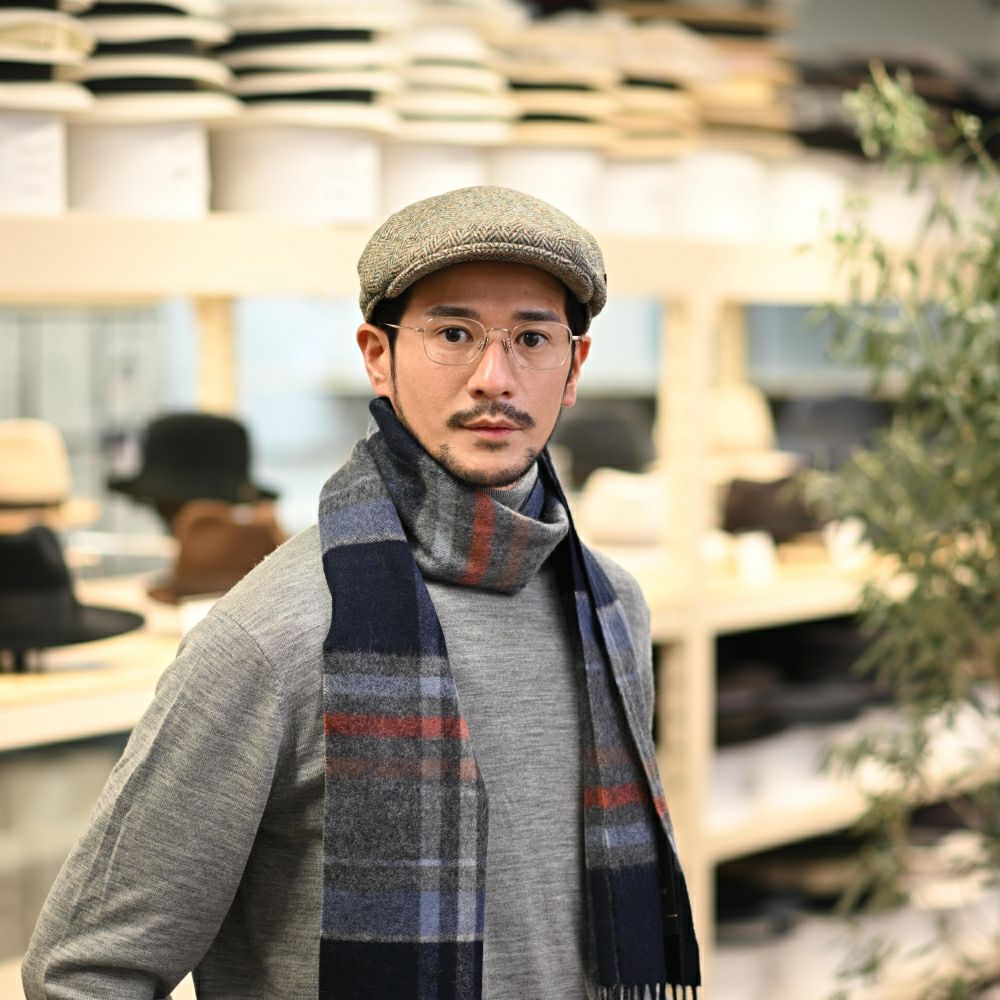 フェイルスワース ハンチング Harris Tweed Stornoway（ハリスツイード