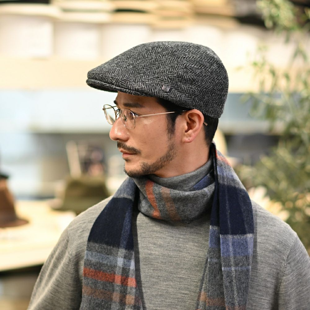 フェイルスワース ハンチング Harris Tweed Stornoway（ハリスツイード