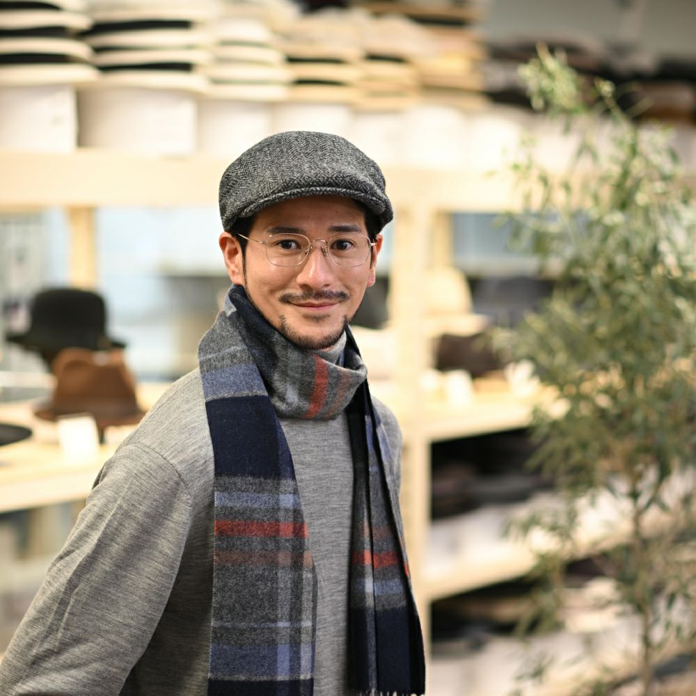 フェイルスワース ハンチング Harris Tweed Stornoway（ハリスツイード