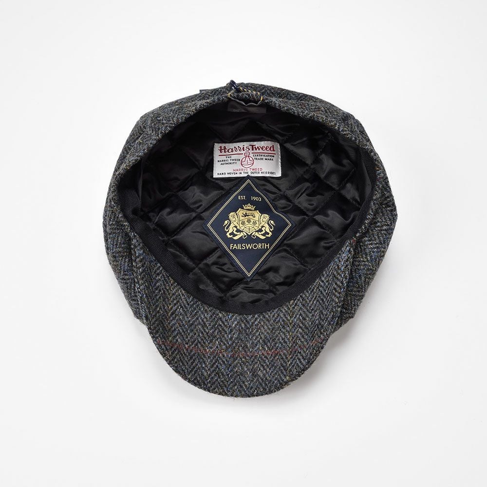 英国 Failsworth ハリスツイード キャロウェイ 手袋＆キャスケット帽子 フェイルスワース キャスケット Harris Tweed Carloway（ハリス