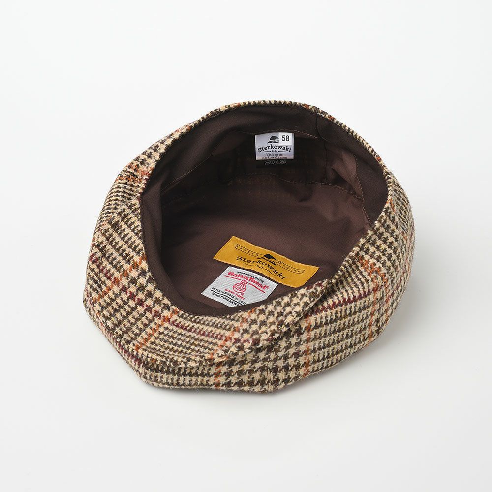 ステルコフスキー キャスケット Peaky Blinders Harris Tweed