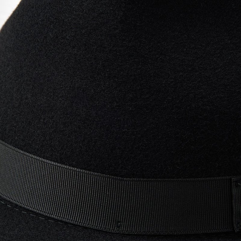 パニッツァのフェルトハット POTENZA SEMPLICE （ポテンザ センプリチェ）ブラック