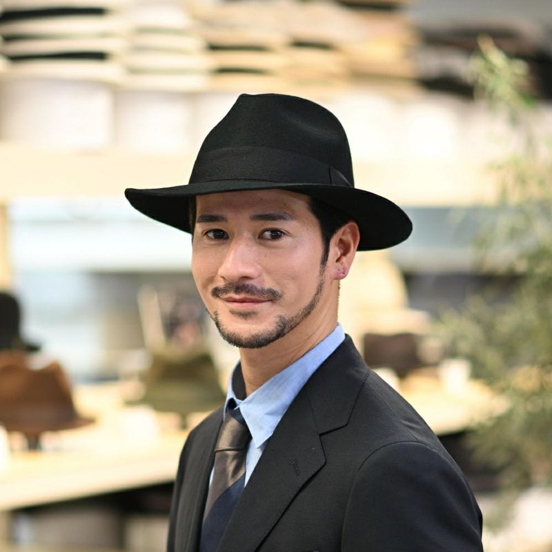 ビガリのフェルトハット ALFREDO（アルフレード）ブラック