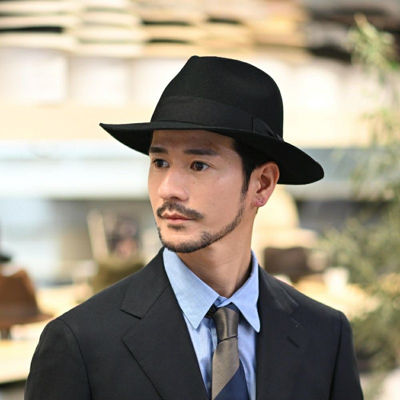 ビガリのフェルトハット ALFREDO（アルフレード）ブラック