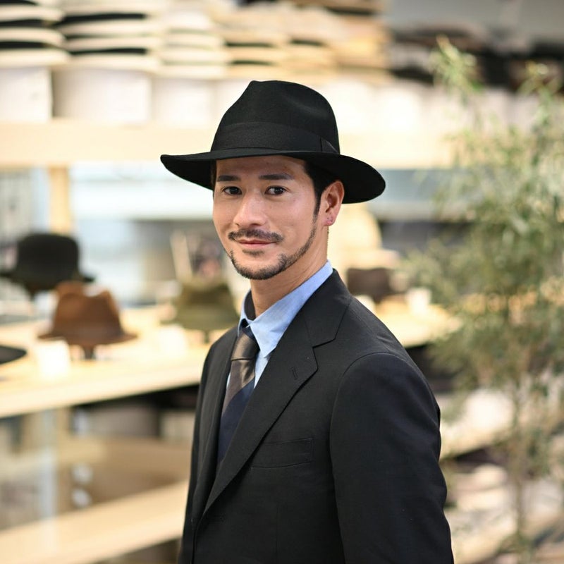 ビガリのフェルトハット ALFREDO（アルフレード）ブラック