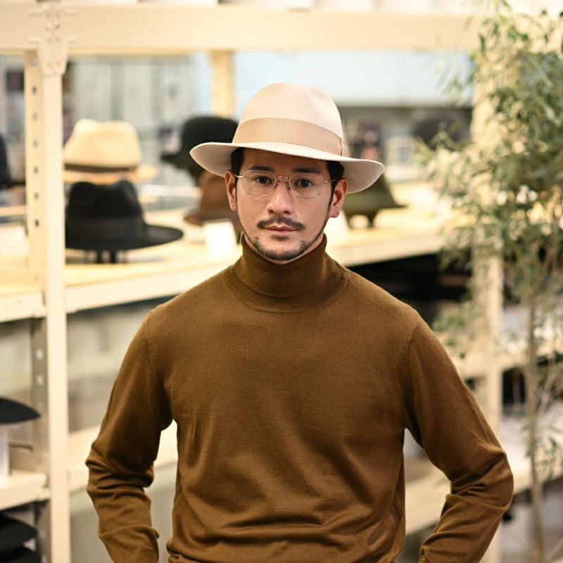 ビガリのフェルトハット ALFREDO（アルフレード）クリーム