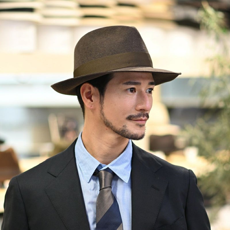 ビガリのフェルトハット ALFREDO（アルフレード）タバコ