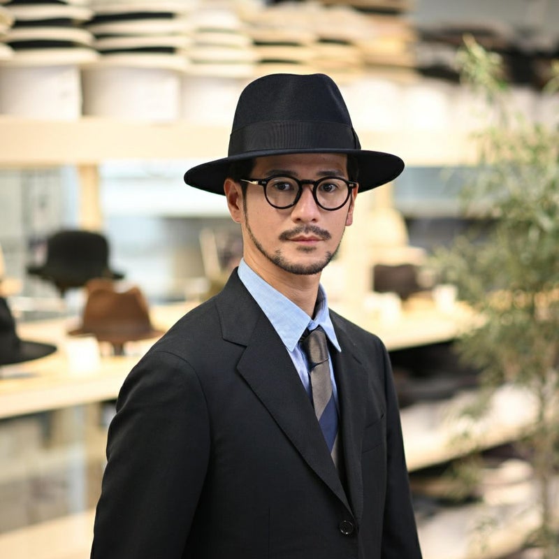 ビガリのフェルトハット AVANTE（アバンテ）ブラック