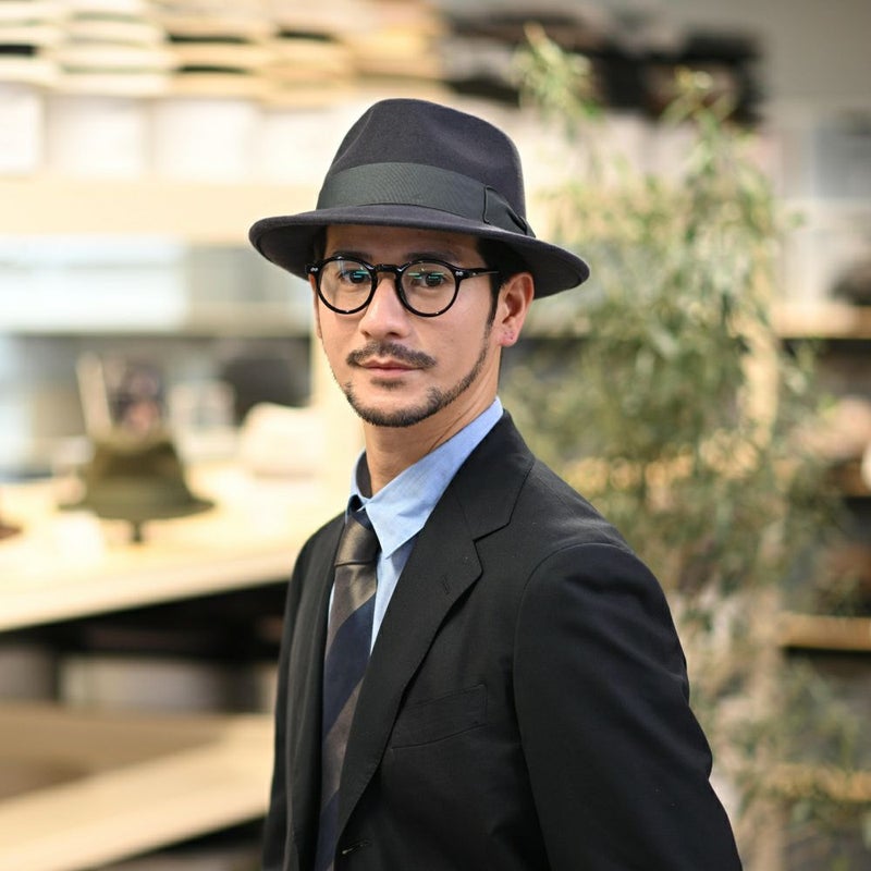 ビガリのフェルトハット PLOMO（プロモ）ダークグレー