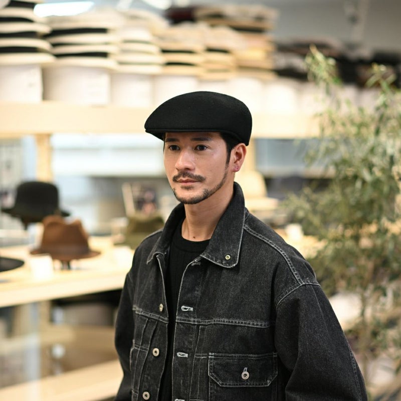 ビガリのハンチング PLANETA（プラネタ）ブラック