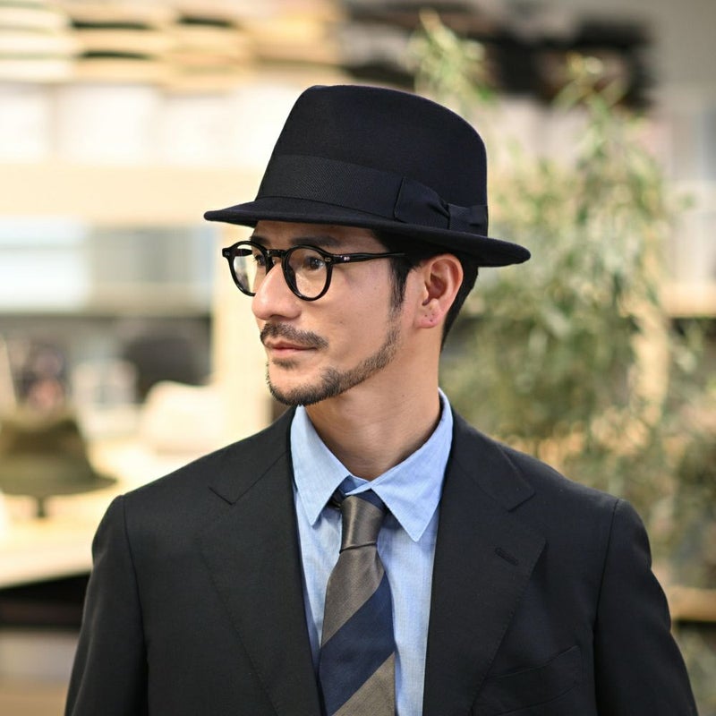 ビガリのフェルトハット RICARDO（リカルド）ネイビー
