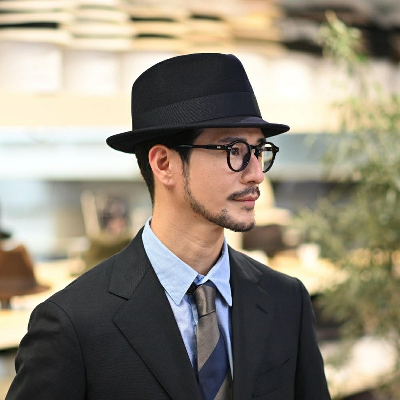 ビガリのフェルトハット RICARDO（リカルド）ネイビー