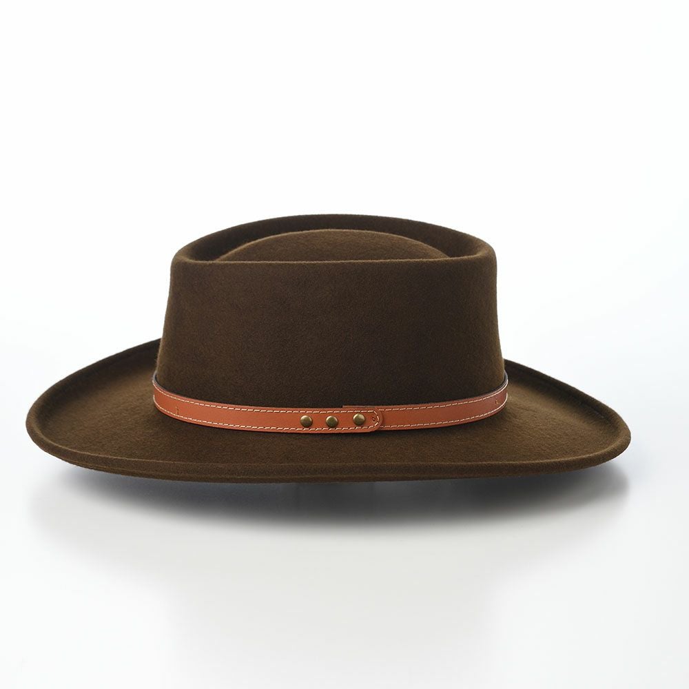 vaqutauxリアルファー　ジョッキー　ハット　ウール100％　新品　正規品 ビガリ ポークパイハット GAMBLER WOOL（ガンブレール ウール