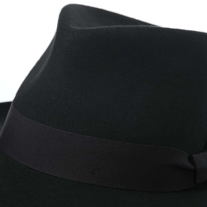 ビガリのフェルトハット HUGH（ヒュー）ブラック