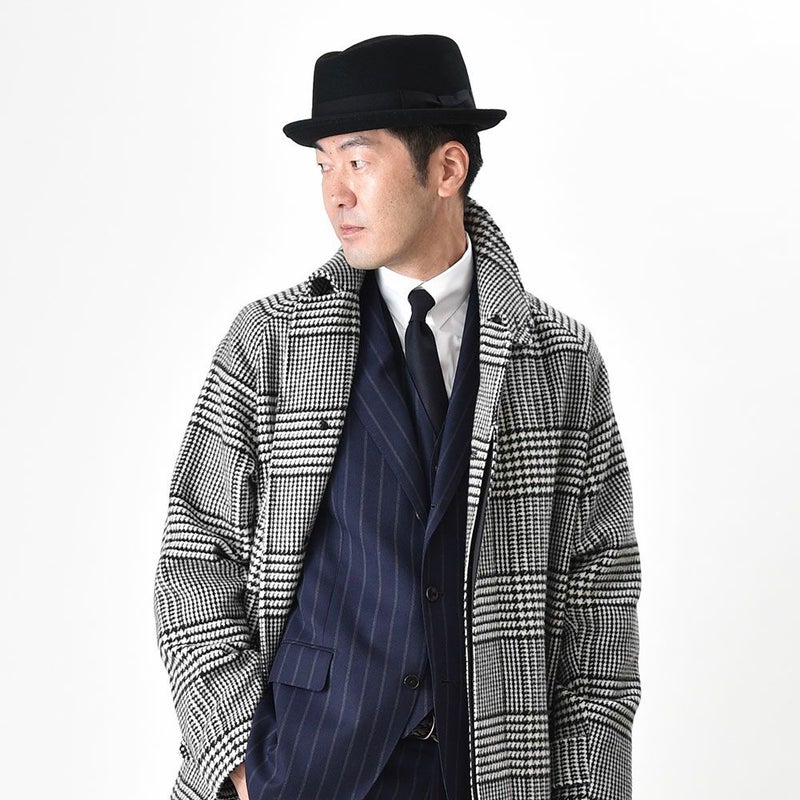 ビガリのフェルトハット DIAMOND STINGY（ダイヤモンド スティンギー）ブラック