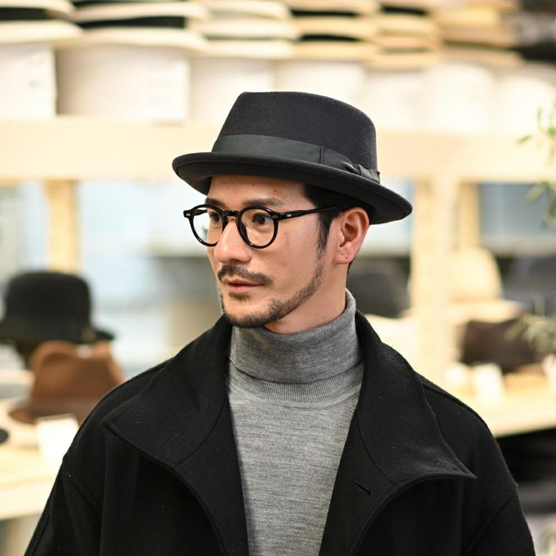 ビガリのフェルトハット DIAMOND STINGY（ダイヤモンド スティンギー）ダークグレー