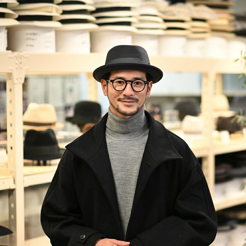 ビガリのフェルトハット DIAMOND STINGY（ダイヤモンド スティンギー）ダークグレー