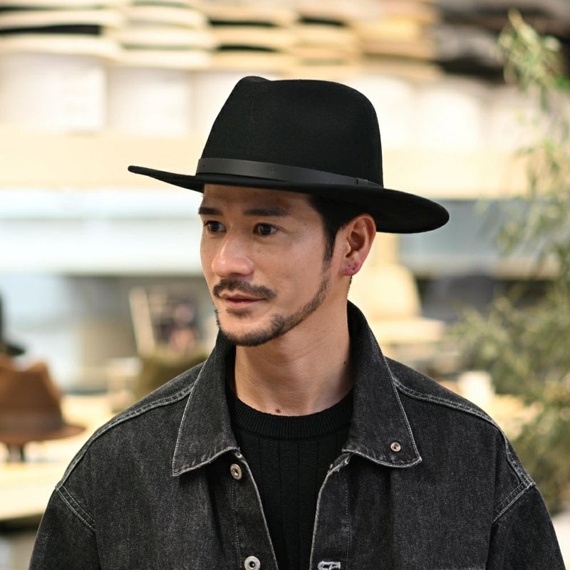 ビガリのフェルトハット SALVADOR（サルバドール）ブラック