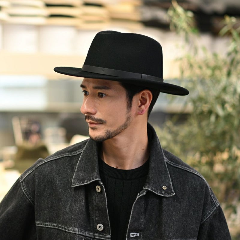 ビガリのフェルトハット SALVADOR（サルバドール）ブラック