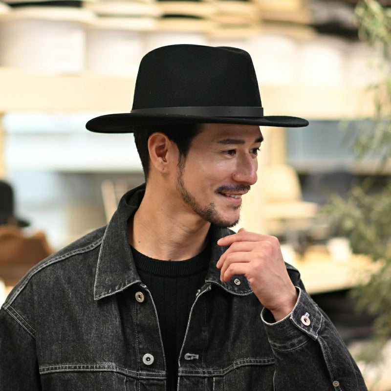 ビガリのフェルトハット SALVADOR（サルバドール）ブラック