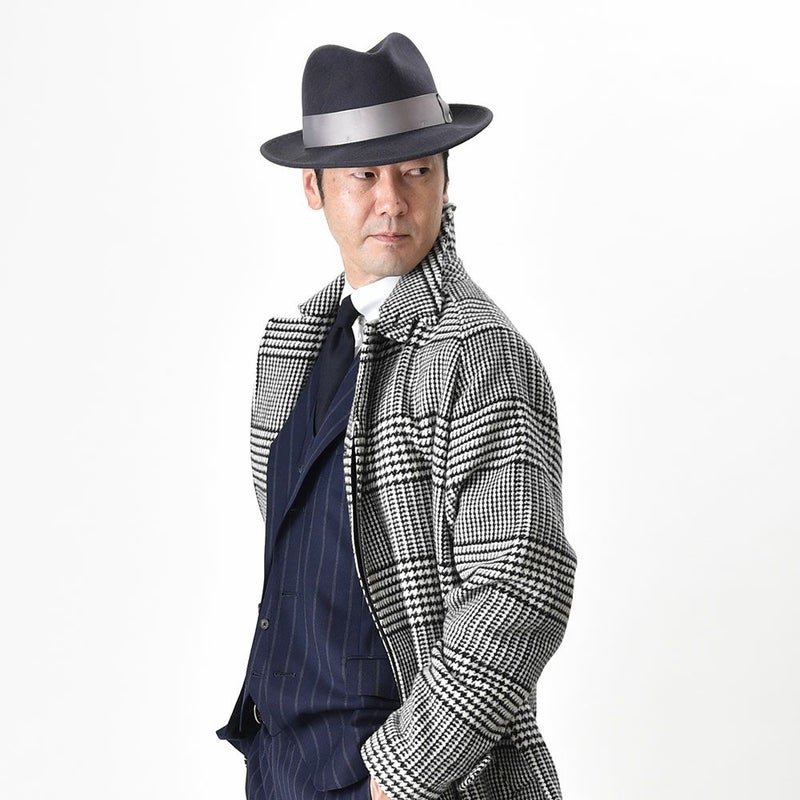 ビガリのフェルトハット ANDY（アンディ）ダークグレー