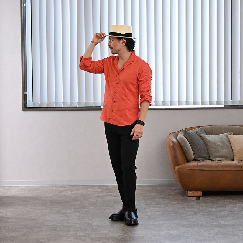 ビガリのパナマハット REDONDO（レドンド）ナチュラルのモデル写真