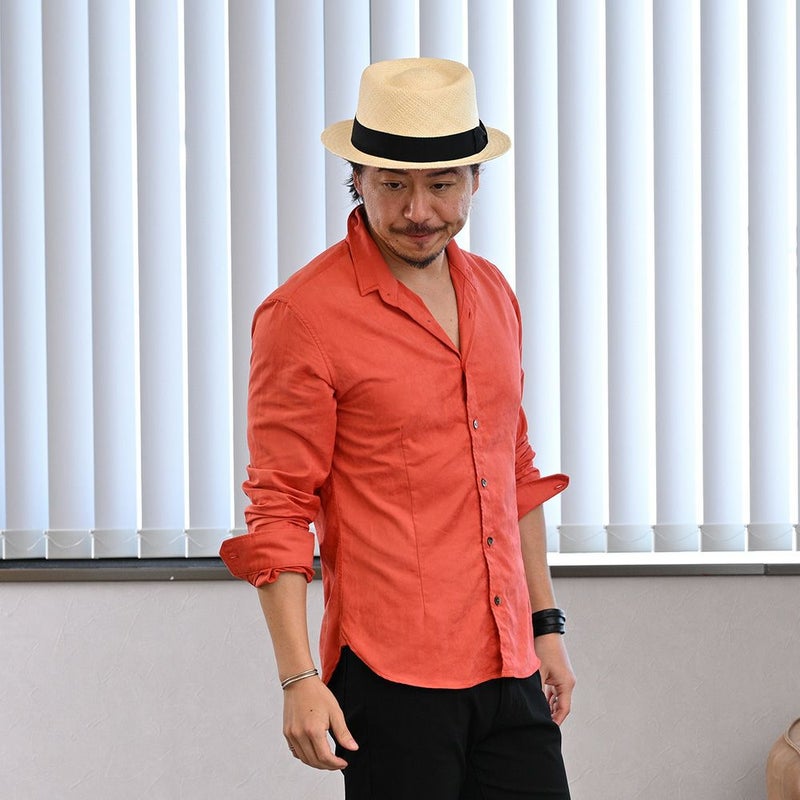 ビガリのパナマハット REDONDO（レドンド）ナチュラルのモデル写真