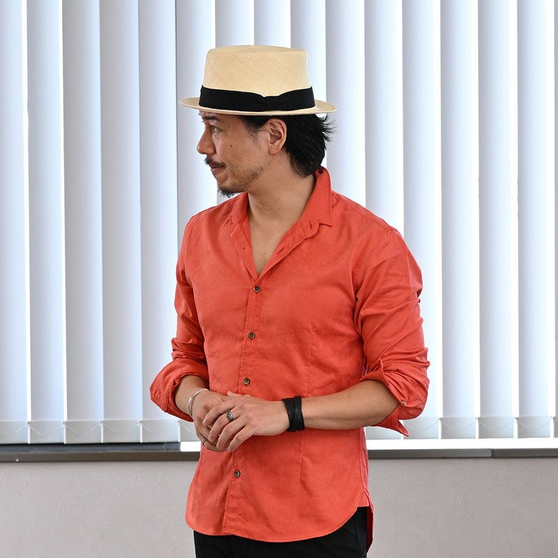 ビガリのパナマハット REDONDO（レドンド）ナチュラルのモデル写真