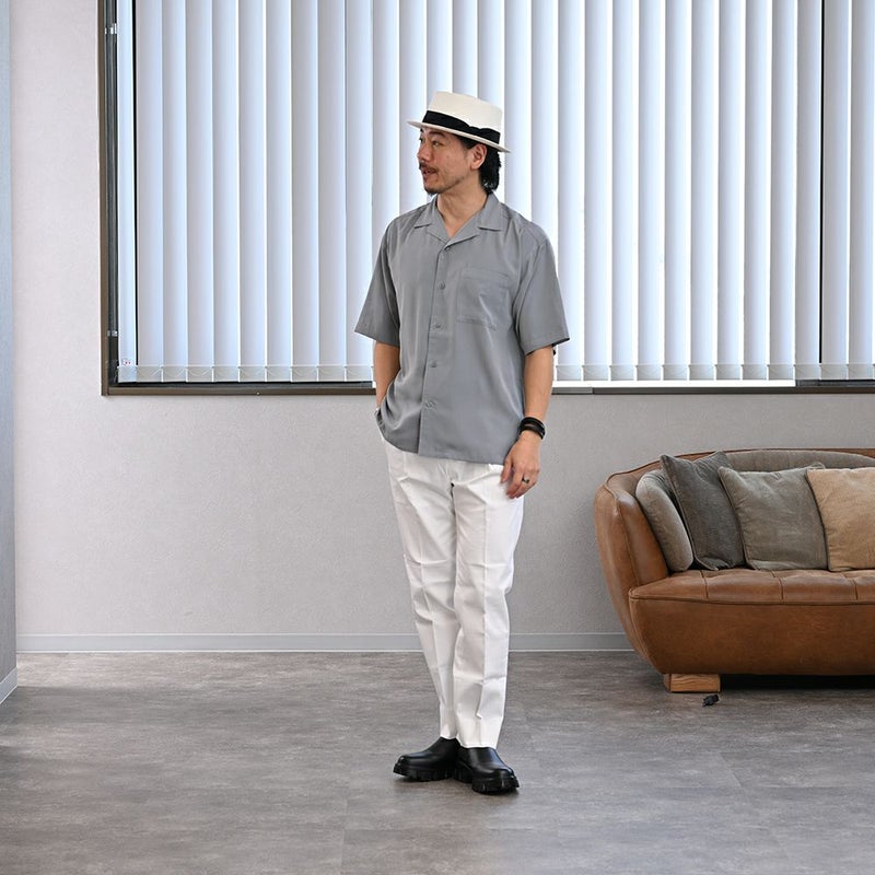 ビガリのパナマハット REDONDO（レドンド）ホワイトのモデル写真