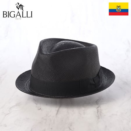ビガリのパナマハット BOSTON（ボストン）ブラック