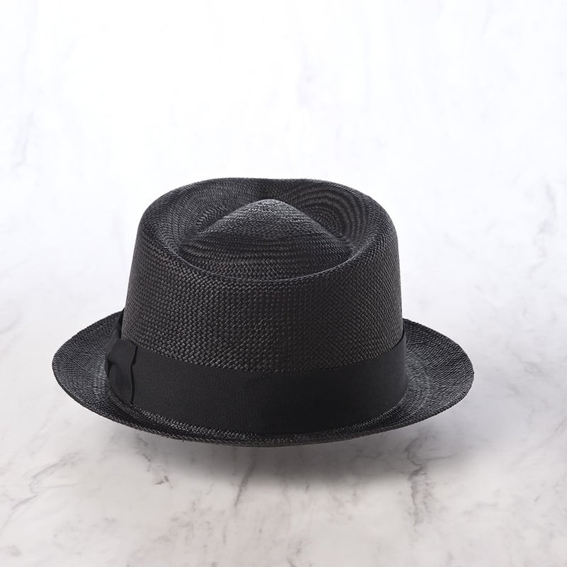 ビガリのパナマハット BOSTON（ボストン）ブラック