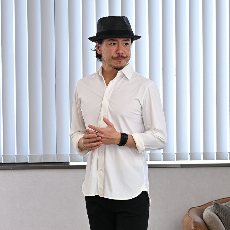 ビガリのパナマハット BOSTON（ボストン）ブラックのモデル写真