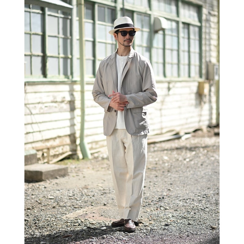 ビガリのパナマハット QUICKSTEP PANAMA（クイックステップ パナマ）ホワイトのモデル写真