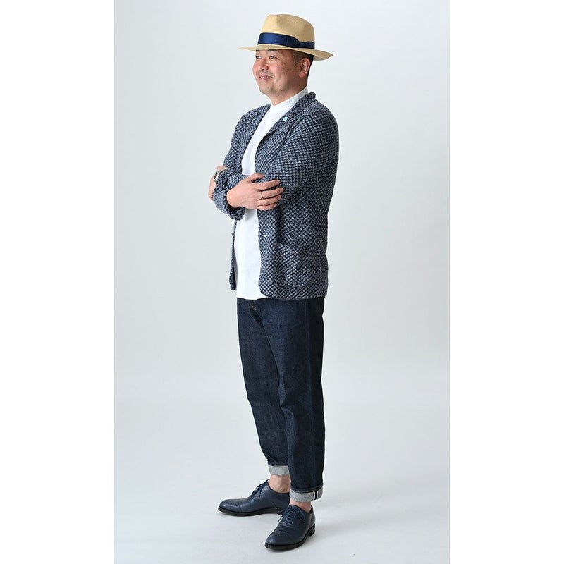 ビガリのパナマハット SANTORINI（サントリーニ）ベージュのモデル写真