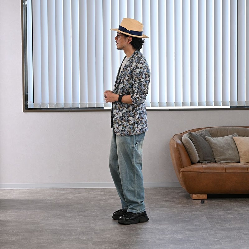 ビガリのパナマハット SANTORINI（サントリーニ）ベージュのモデル写真