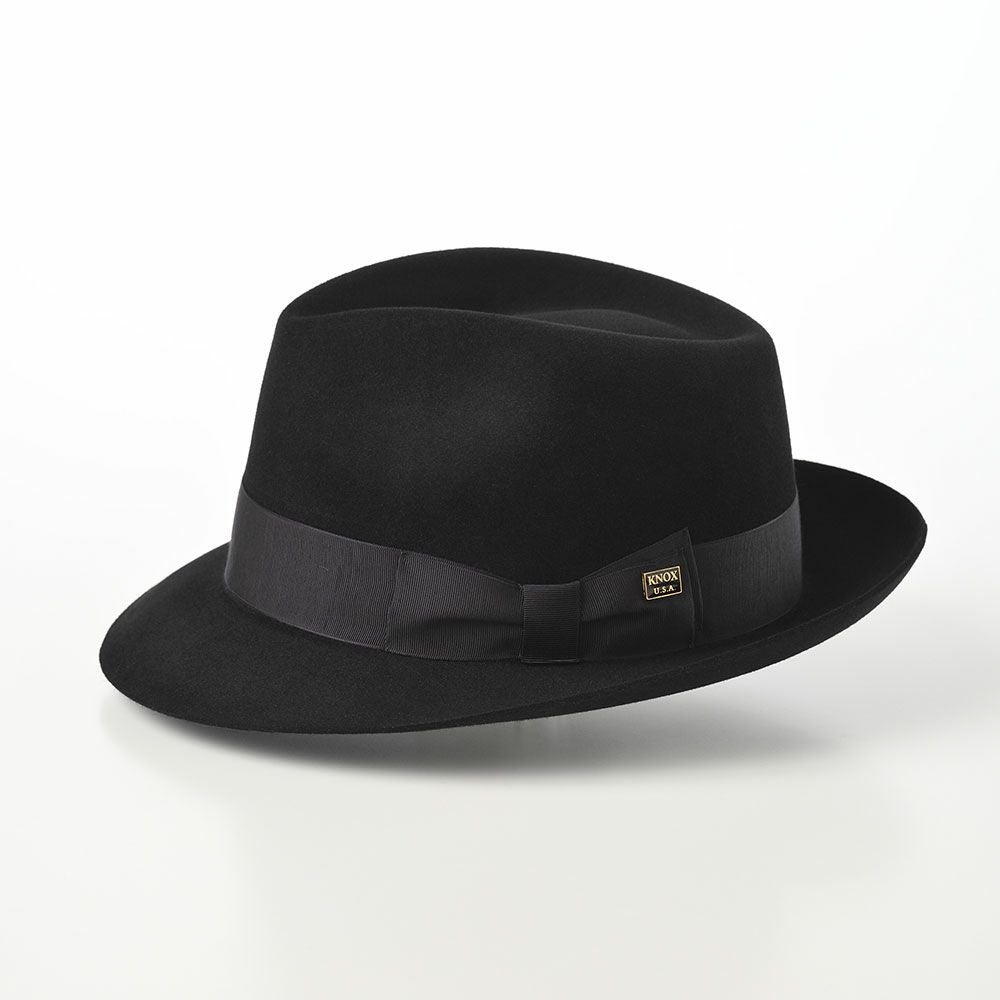花月日　ラビット　フェルト帽 ノックス フェルトハット Rabbit Fur Fedora Hat（ラビットファー
